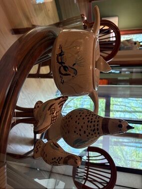 MCM Red Wing Pottery “Bob White” set, casserole, Hors D’oeuvers, S&P shaker